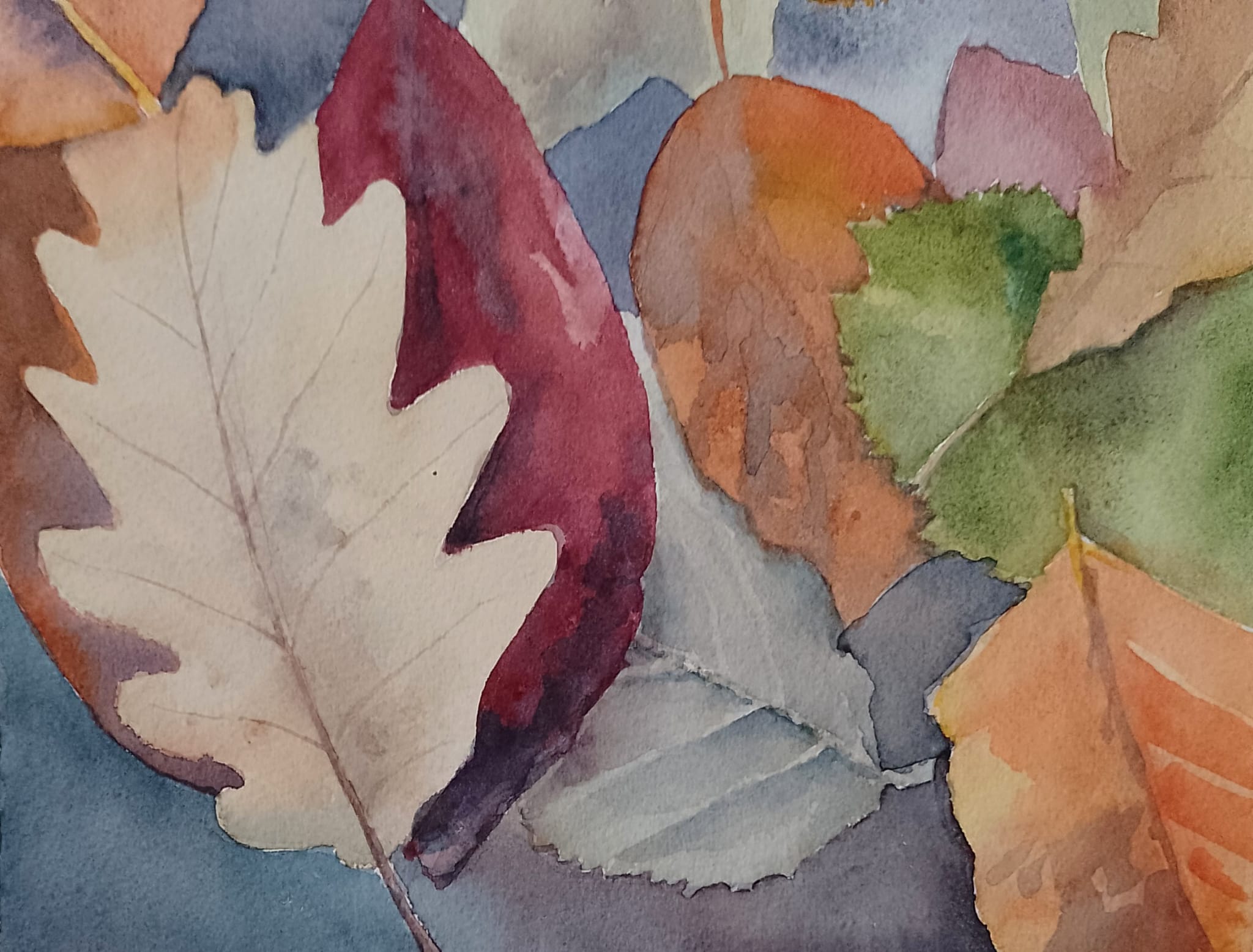 Aquarelle : couleurs d’automne !